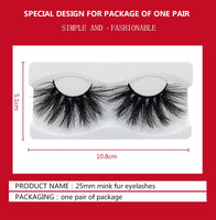 25mm 100% Mink Eyelashes E Series
