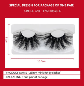 25mm 100% Mink Eyelashes E Series