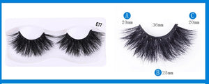 25mm 100% Mink Eyelashes E Series