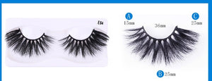 25mm 100% Mink Eyelashes E Series