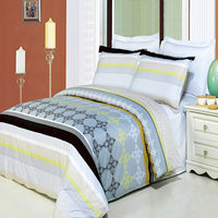 3 Piece South Gate Printed Duvet Cover Set - 100% Cotton
