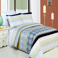 3 Piece South Gate Printed Duvet Cover Set - 100% Cotton
