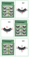 Faux Mink Eyelashes - 3 pairs
