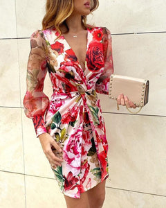 Floral Pencil Dress