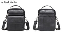 Meigardass Genuine Leather Flap Shoulder Bag
