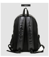 VORMOR Preppy Style Leather School Backpack Bag
