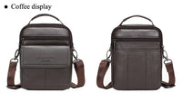 Meigardass Genuine Leather Flap Shoulder Bag
