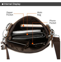 WESTAL Genuine Leather Small Men Bag
