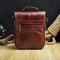 Go-Luck Brand Genuine Leather Casual Men's Handbag
