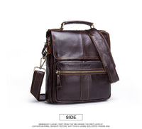 CONTACT'S Casual Genuine Leather Men Messenger Bag
