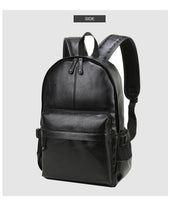 VORMOR Preppy Style Leather School Backpack Bag
