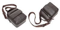 Meigardass Genuine Leather Flap Shoulder Bag
