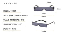 Rimless Rectangle Sunglasses
