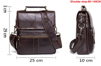 CONTACT'S Casual Genuine Leather Men Messenger Bag
