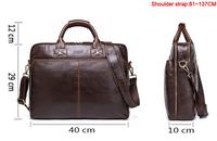 CONTACT'S 2020 Genuine Leather Large Men's Travel Bag
