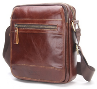 CONTACT'S New Fashion Cowhide Men Messenger Bags
