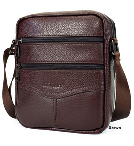 OGRAFF Men Messenger Bags Luxury Genuine Leather Bag